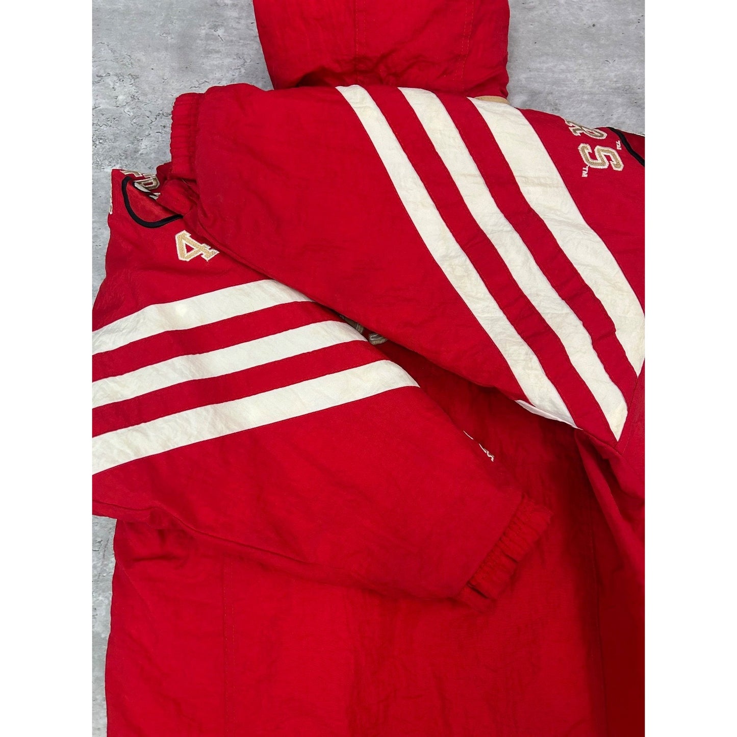 Vintage San Francisco 49ers NFL Starter Full Zip Insulated Jacket Size Medium