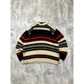 Vintage Dockers Multicolour Stripe Pullover Knit Sweater Size XL