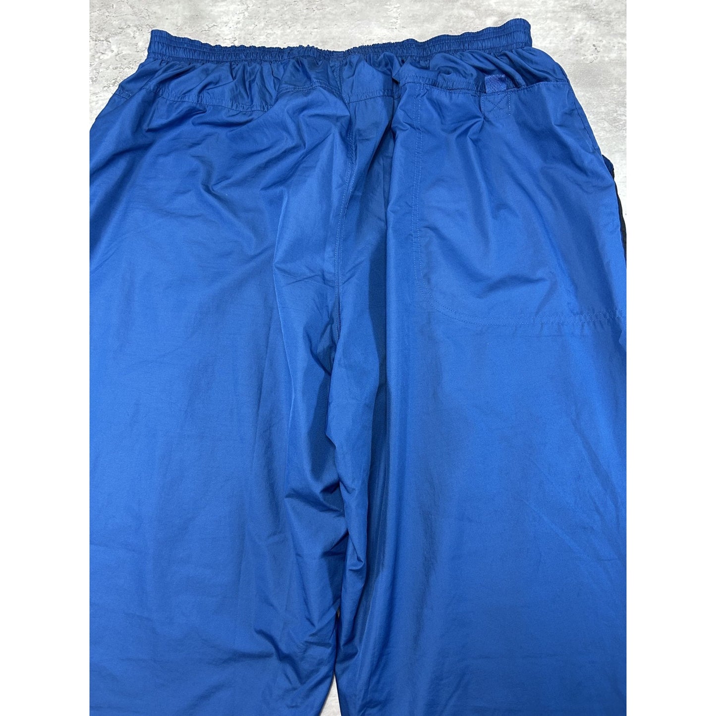 Vintage 90s Adidas Embroidered Logo Nylon Track Pants Size 2XL Blue