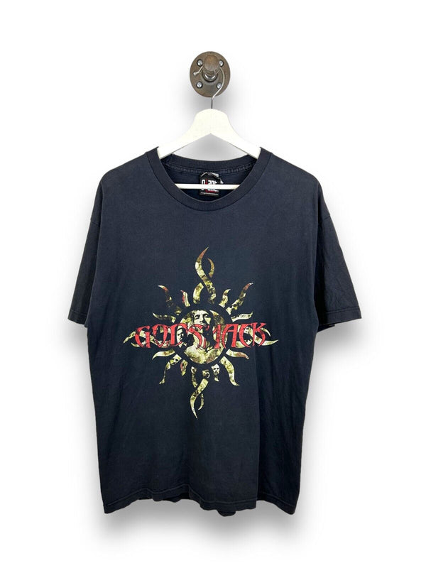 Vintage 2000 Godsmack Graphic Band Heavy Metal Music T-Shirt Size XL Black