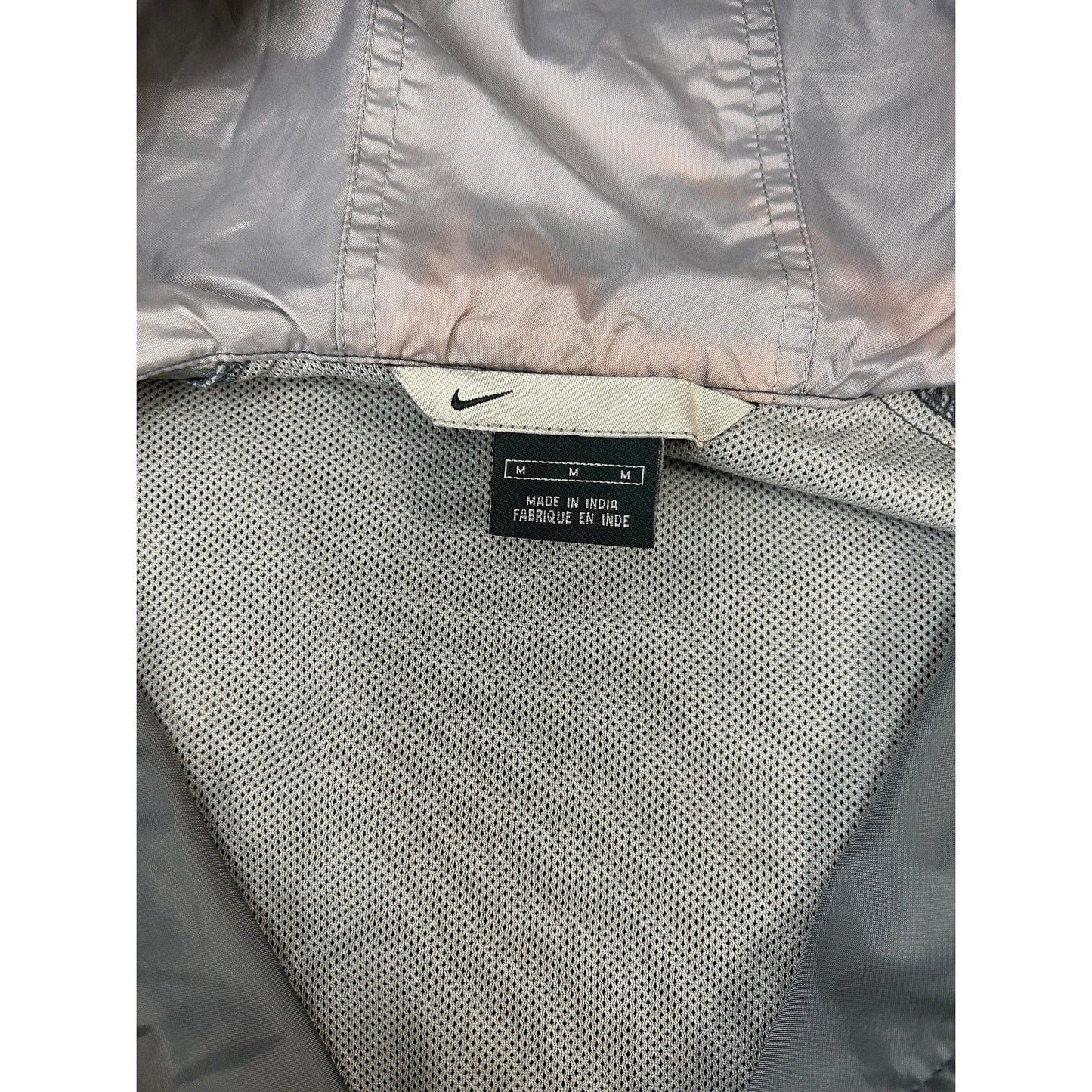 Vintage 2000s Nike Embroidered Swoosh Nylon 1/2 Zip WIndbreaker Jacket Sz Medium