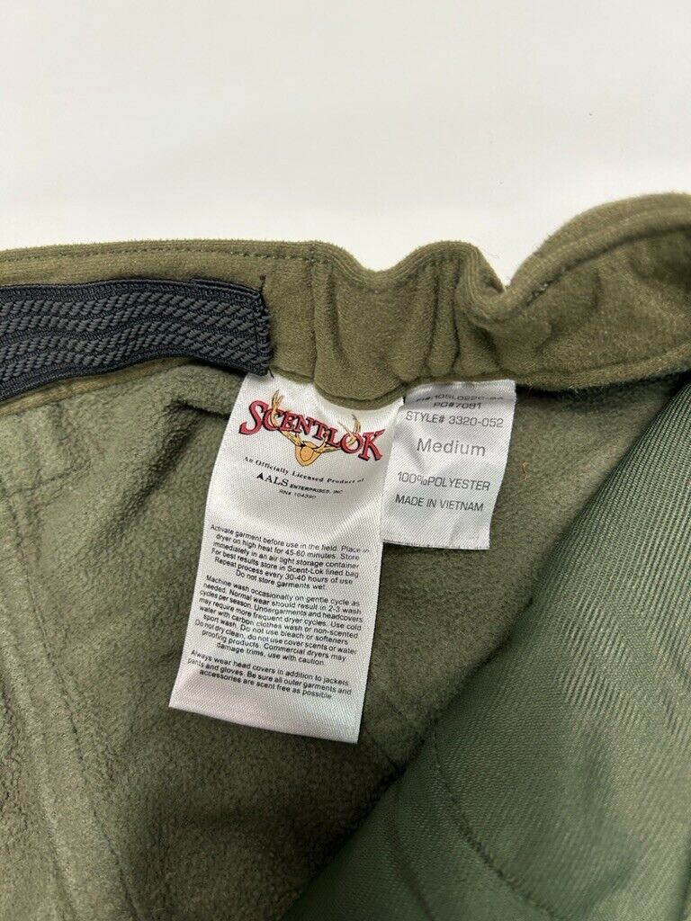 Scent Lock Full Season Break Up Infinity Camo Fleece Cargo Hunting Pants Size M