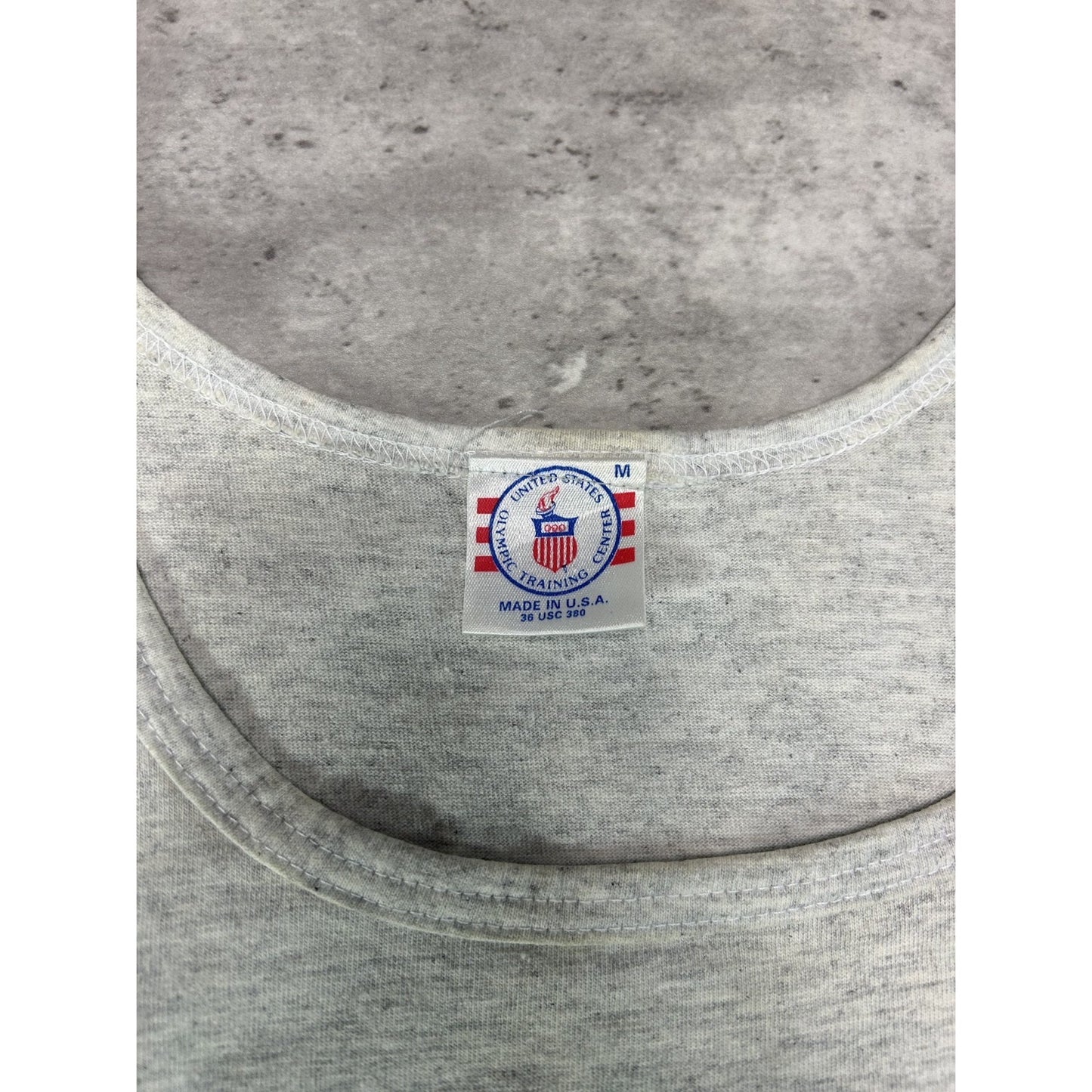 Vintage 1992 US Olympic Training Center Graphic Sleeveless T-Shirt Size Medium