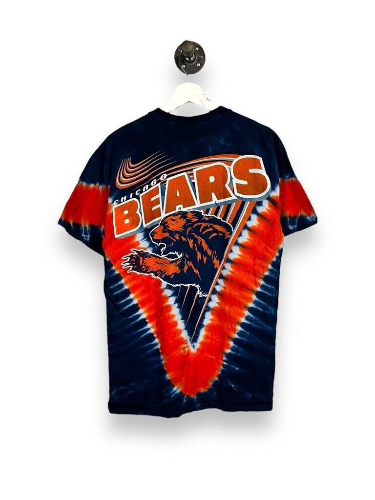 Chicago Bears NFL Big Logo Graphic Tye Dye Football T-Shirt Size Medium