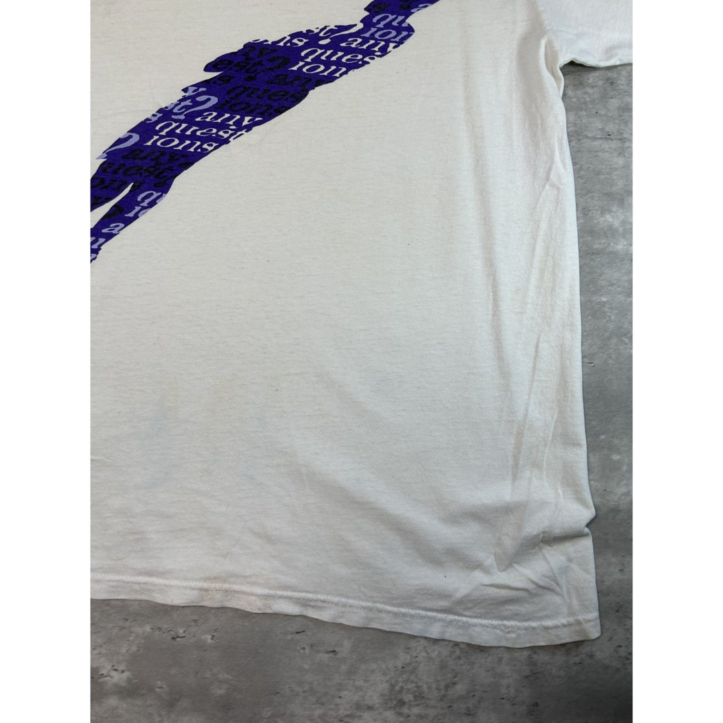 Vintage 90s Reebok Shaquille O'Neal Basketball Player Graphic T-Shirt Size XL
