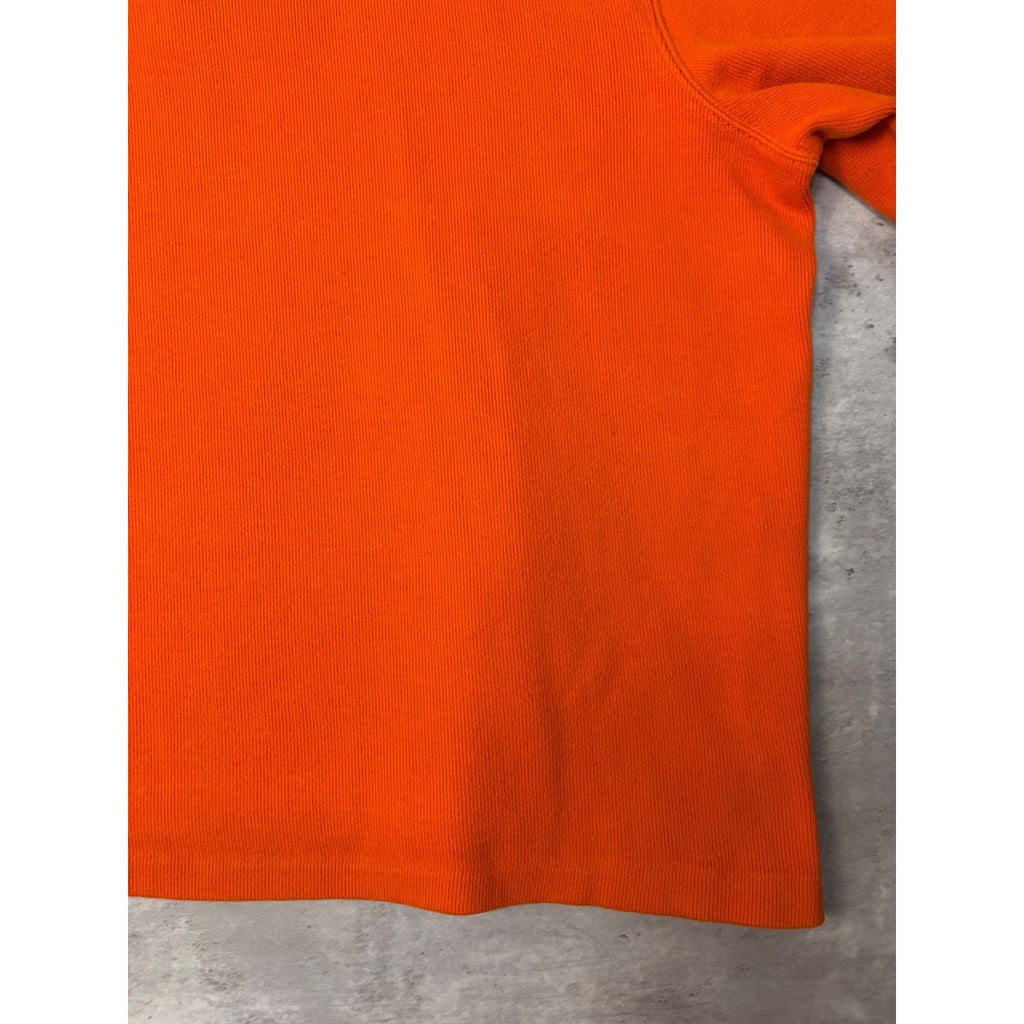 Vintage Polo Ralph Lauren Embroidered Pony 1/4 Zip Mockneck Sweatshirt Sz Large