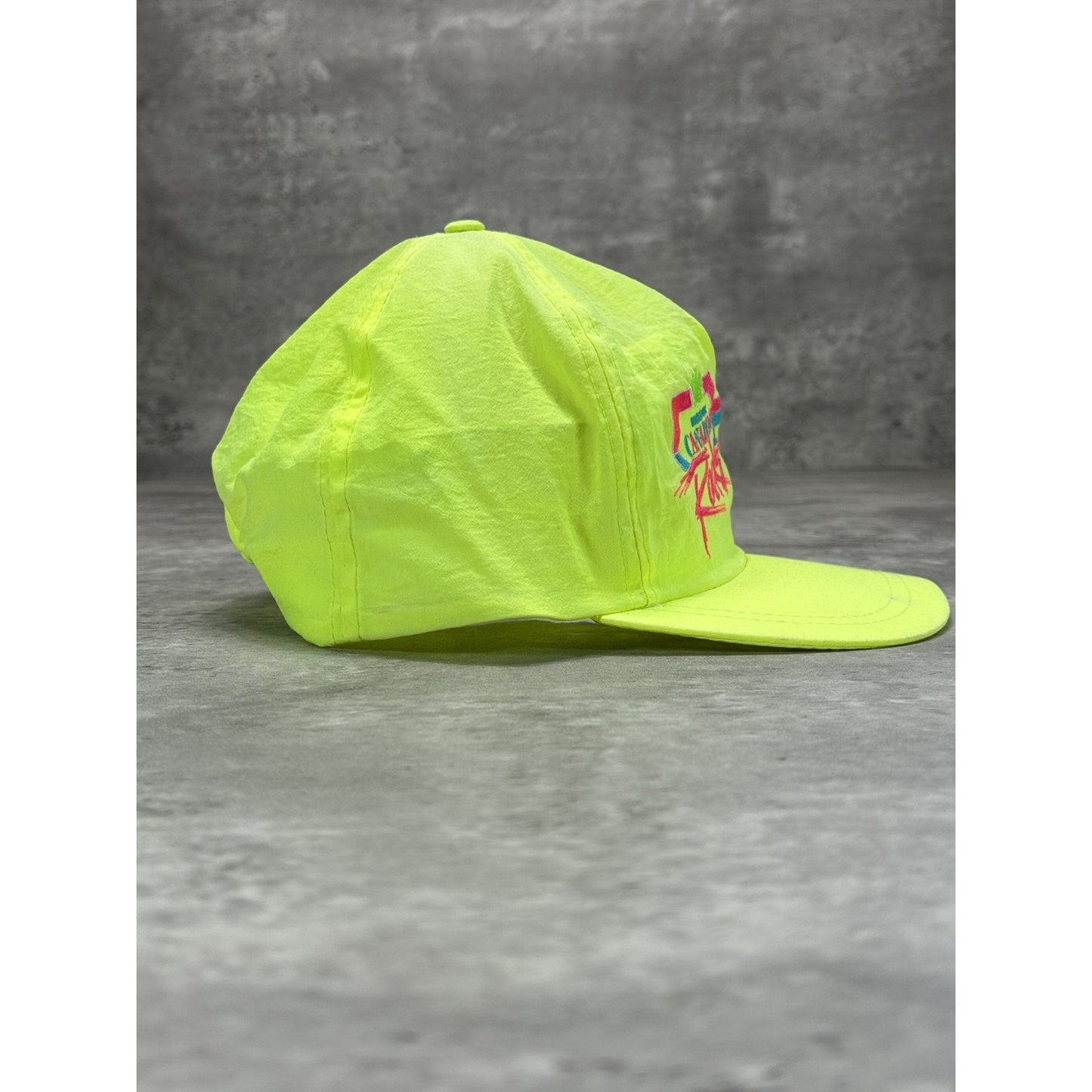 Vintage 90s Molson Canadian Rocks Embroidered Spellout Snapback Hat OSFA