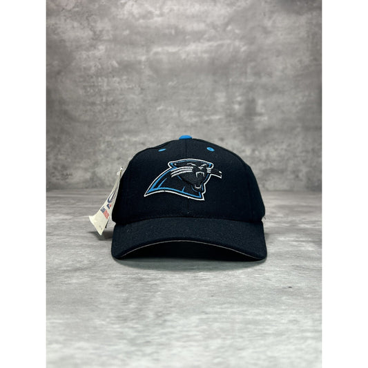 Vintage 90s Carolina Panthers NFL Logo Athletics Plain Logo Snapback Hat OSFA