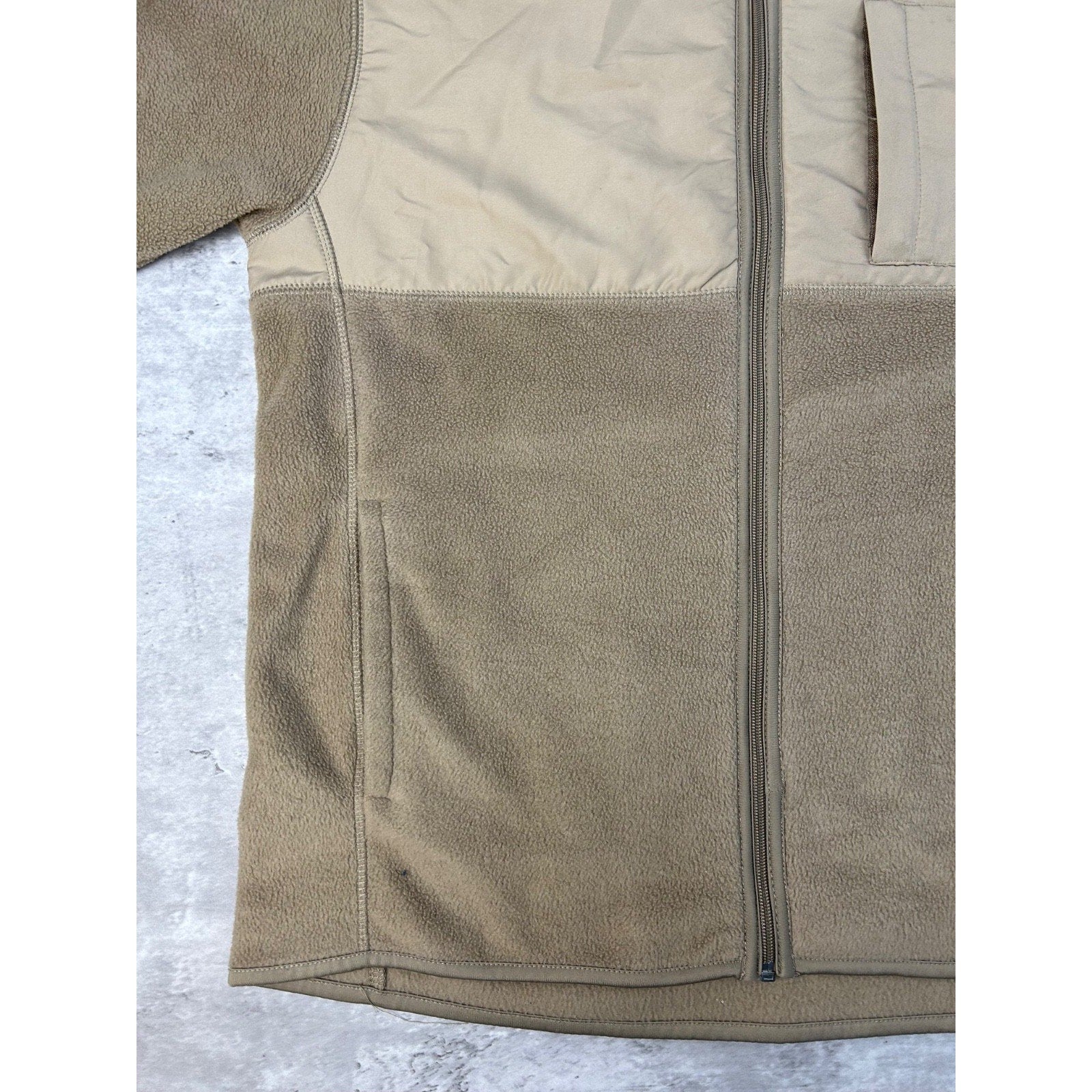 Vintage Chaps Ralph Lauren Earth Tone Full Zip Fleece Sweatshirt Size Large