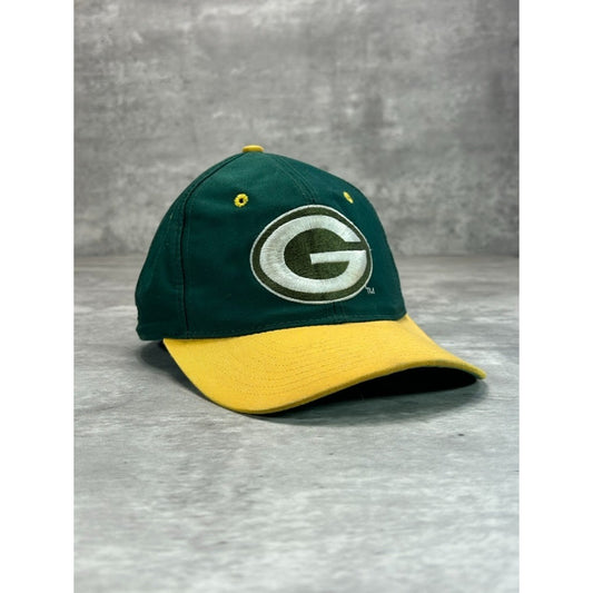 Vintage 90s Green Bay Packers NFL Embroidered Logo Football Fitted Hat 7
