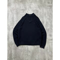 Vintage Chaps Embroidered Crest 1/4 Zip Pullover Knit Sweater Size Large