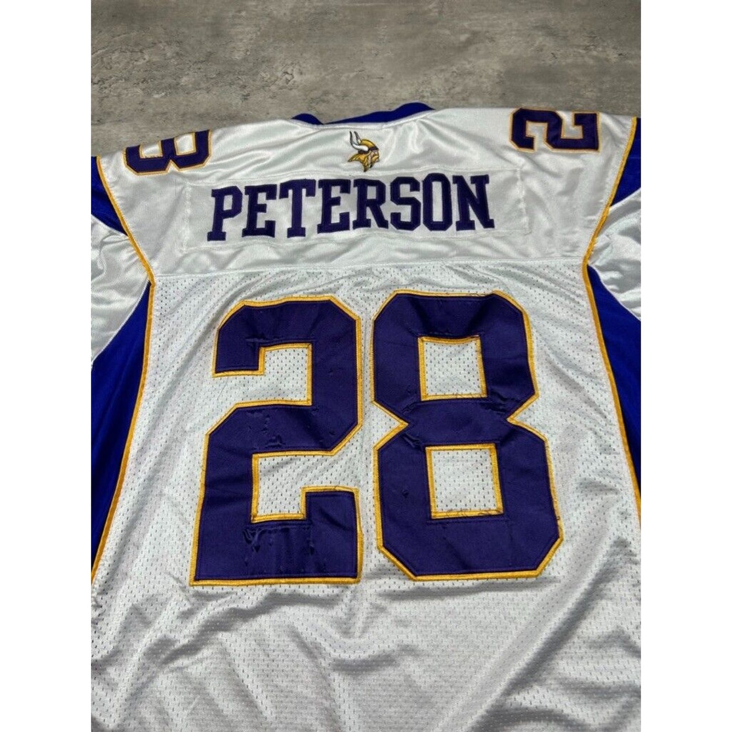 Adrian Peterson #28 Minnesota Vikings NFL Reebok Football Jersey Size XL 52