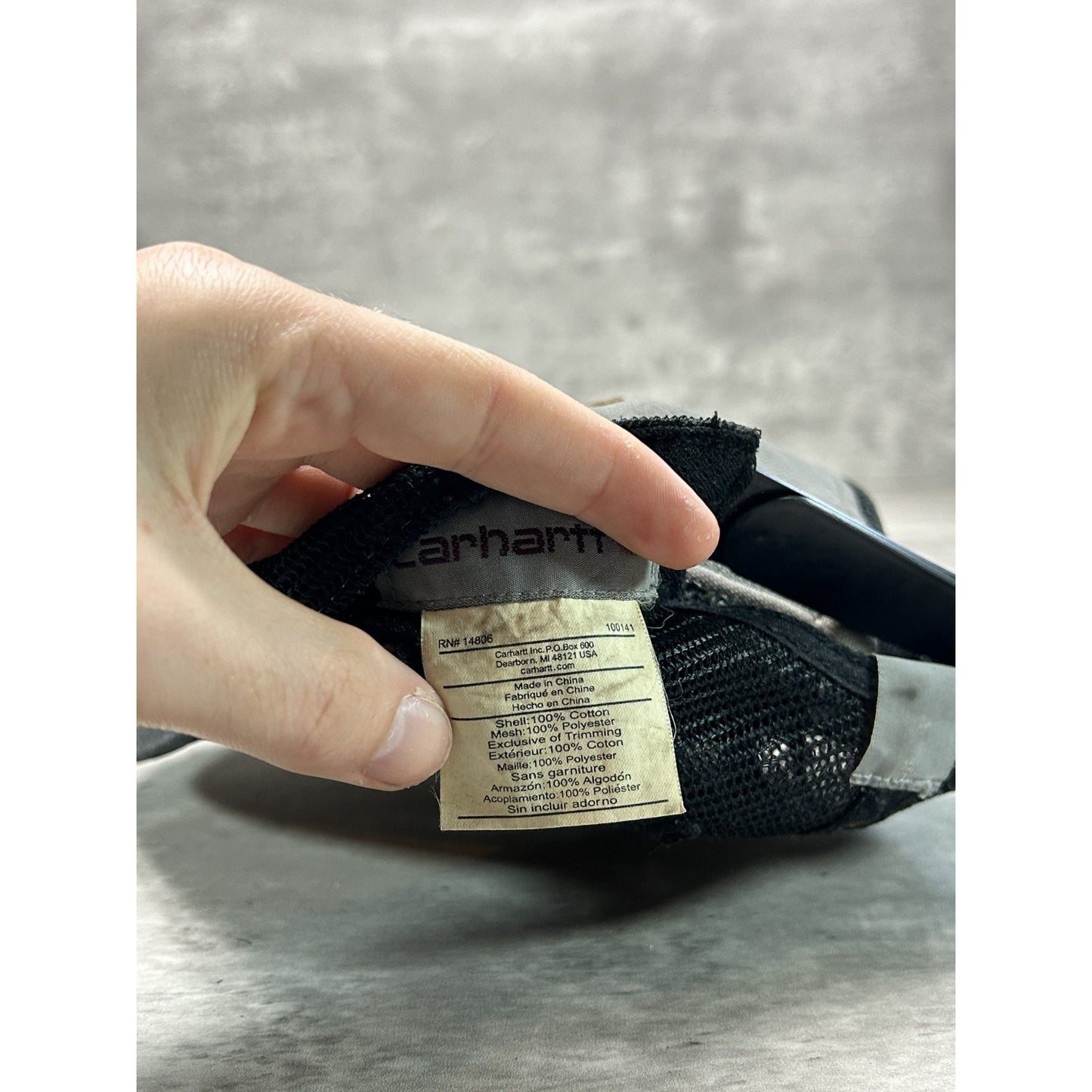 Carhartt Outdoors Embroidered Patch Workwear Trucker Snapback Hat OSFA