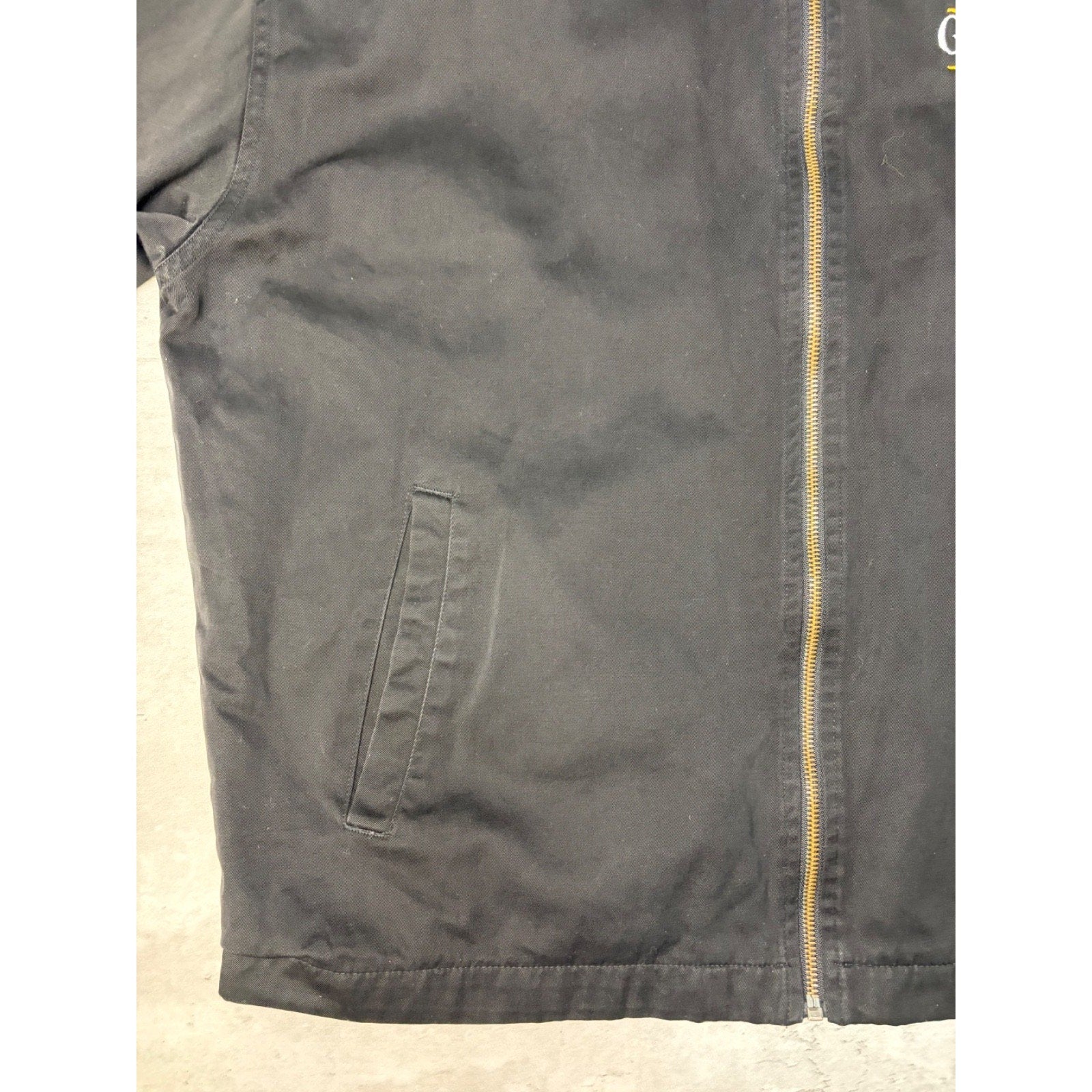 Vintage Guinness Embroidered Logo Collared Jacket Size XL