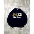 Vintage Notre Dame Fighting Irish NCAA Script Spellout Sweatshirt Size Large