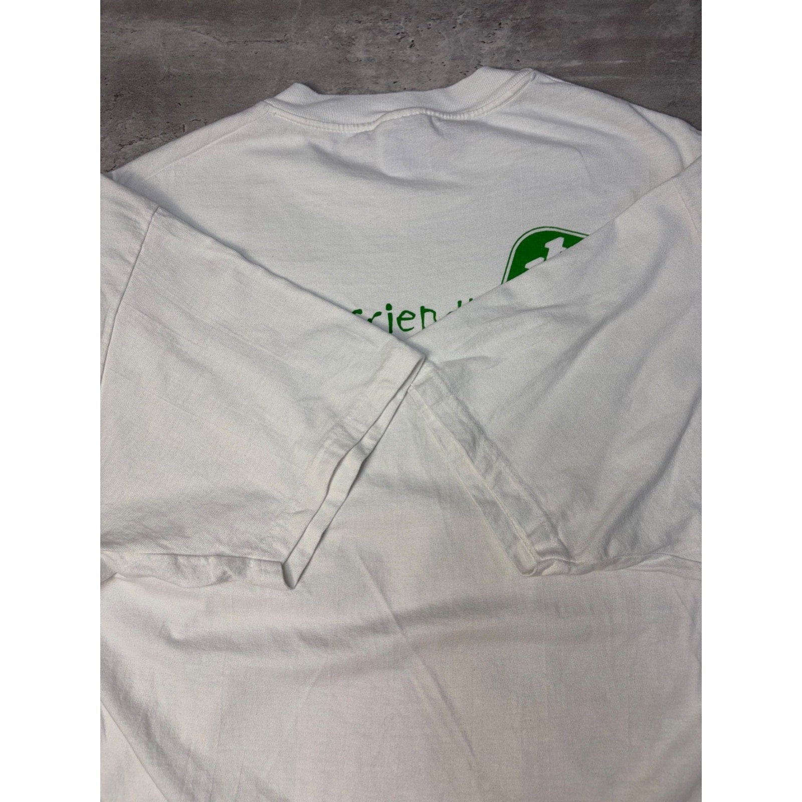 Vintage Tic Tac Breathe Friendly Candy Promo Spellout T-Shirt Size XL
