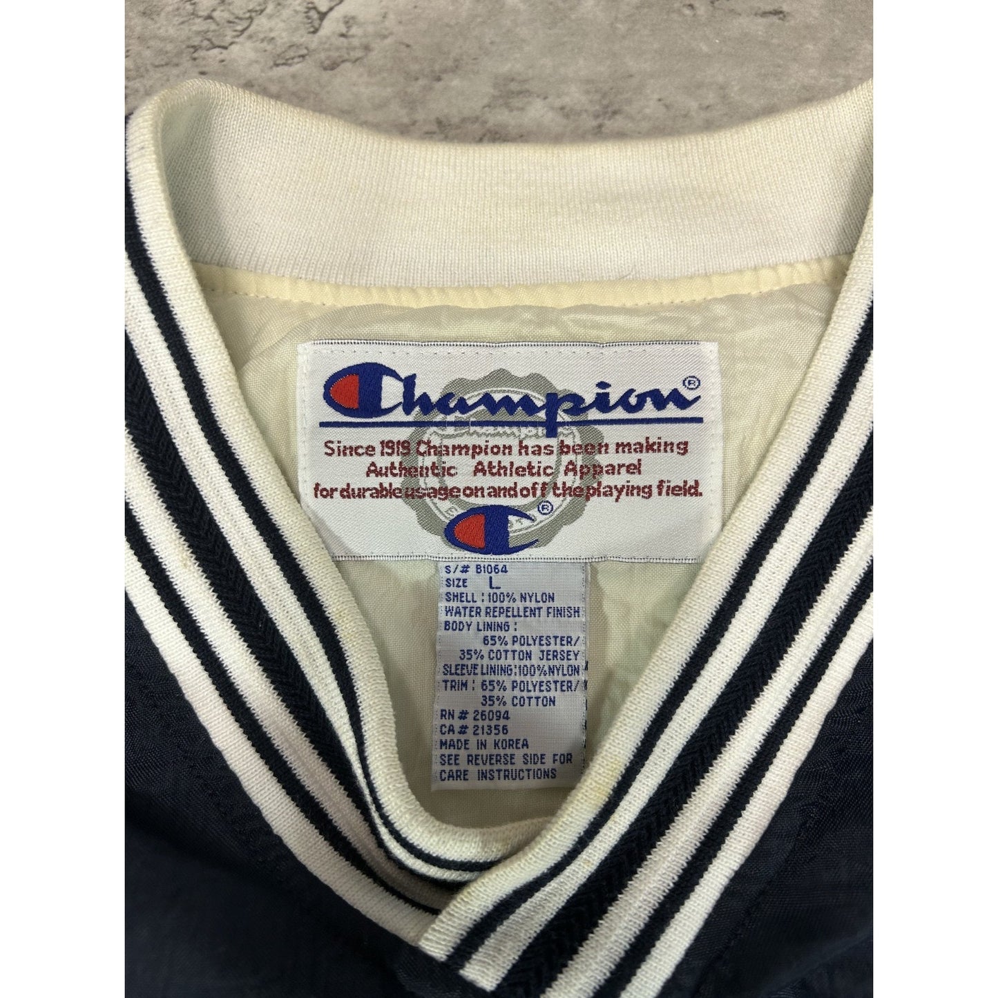 Vintage 90s Ladies Auxilary Embroidered Logo Nylon Windbreaker Jacket Size Large