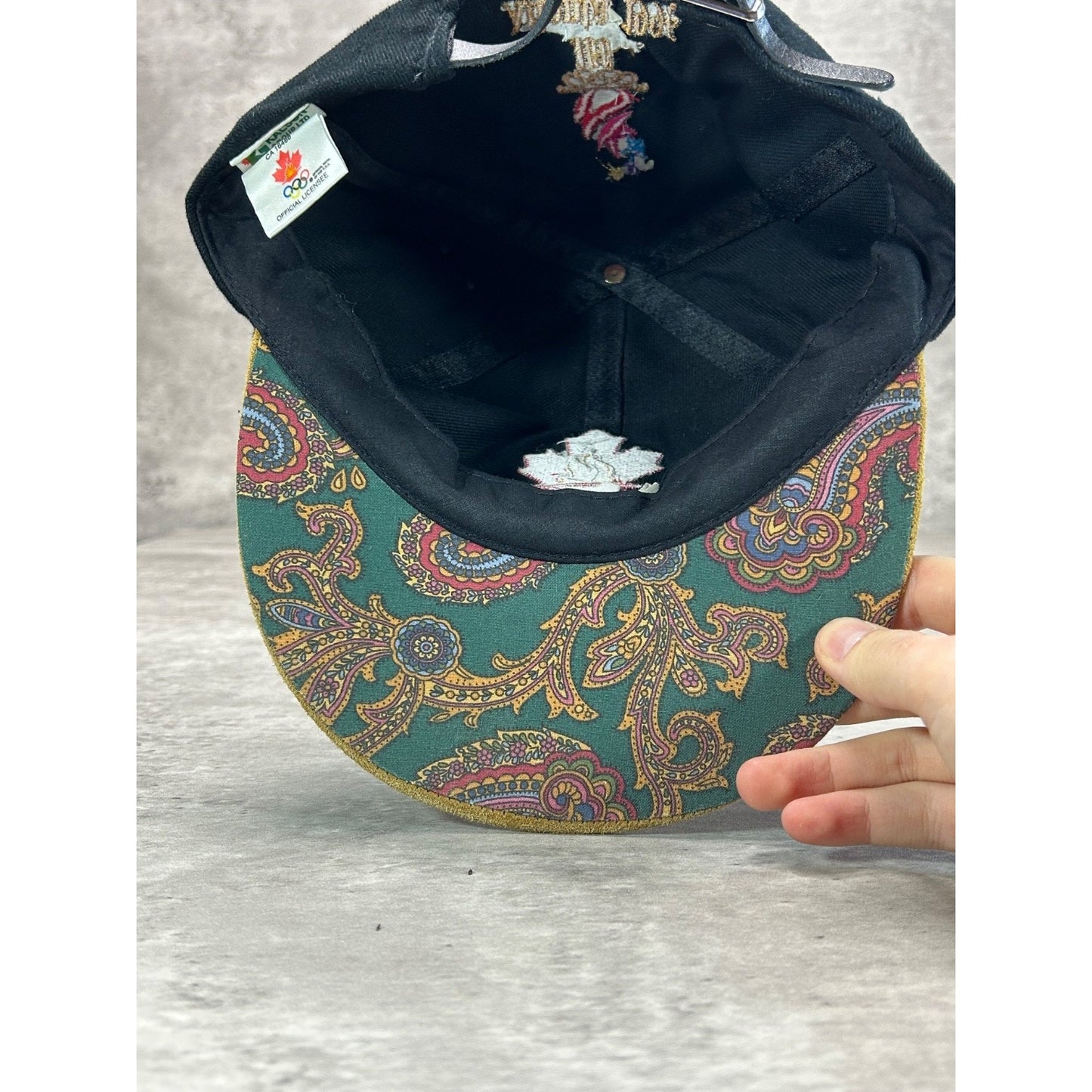 Vintage 1996 Atlanta Olympic Games Embroidered Logo Strapback Hat OSFA