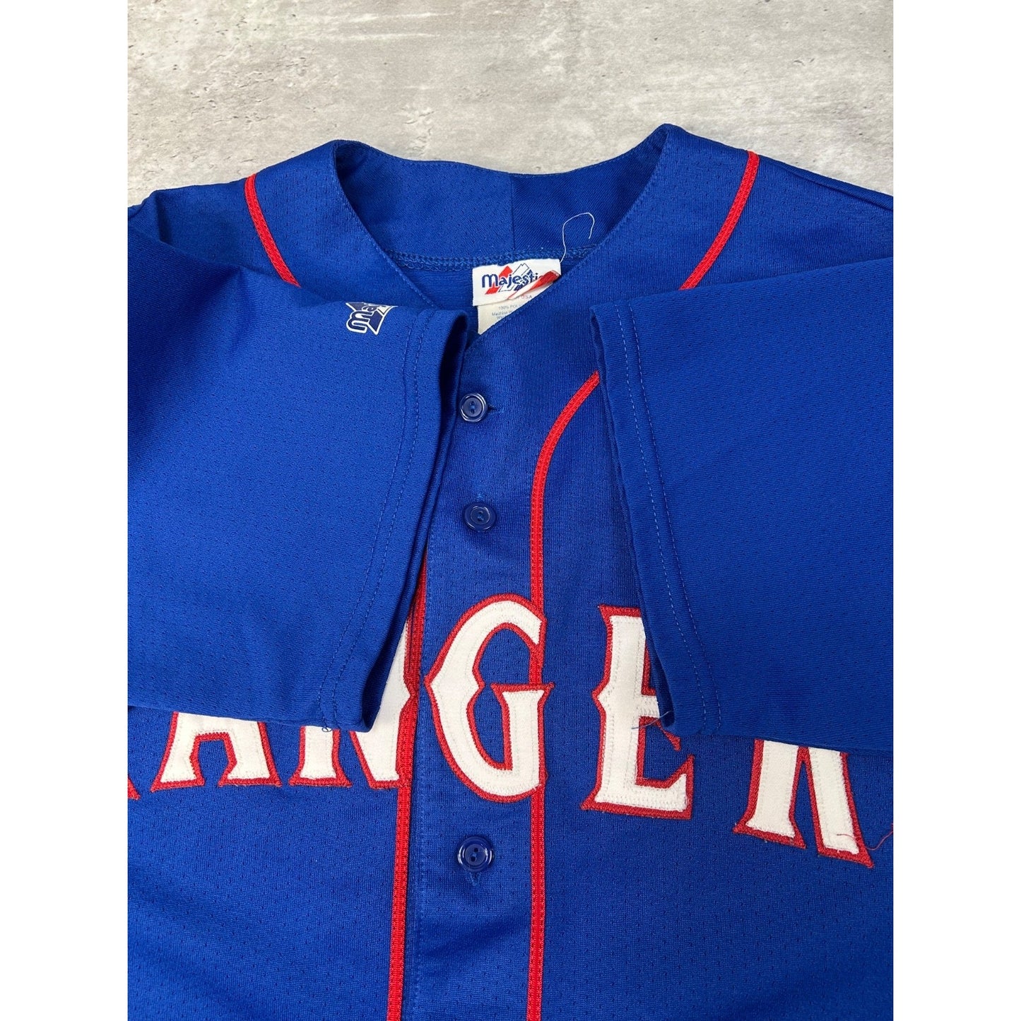 Vintage Alex Rodriguez #3 Texas Ranger MLB Baseball Jersey Size Large