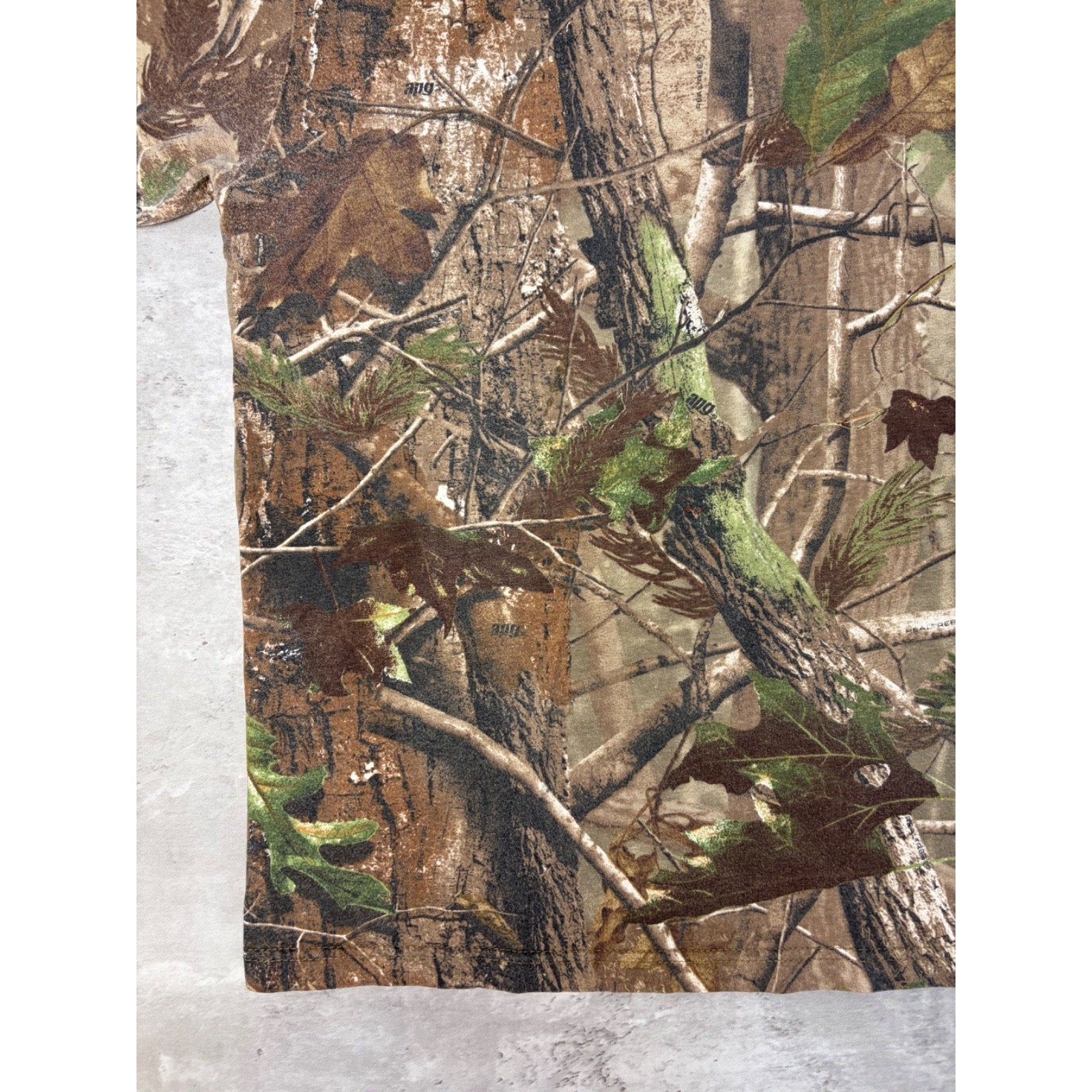 Vintage Code V Apg Tree Camo Hunting T-Shirt Size XL