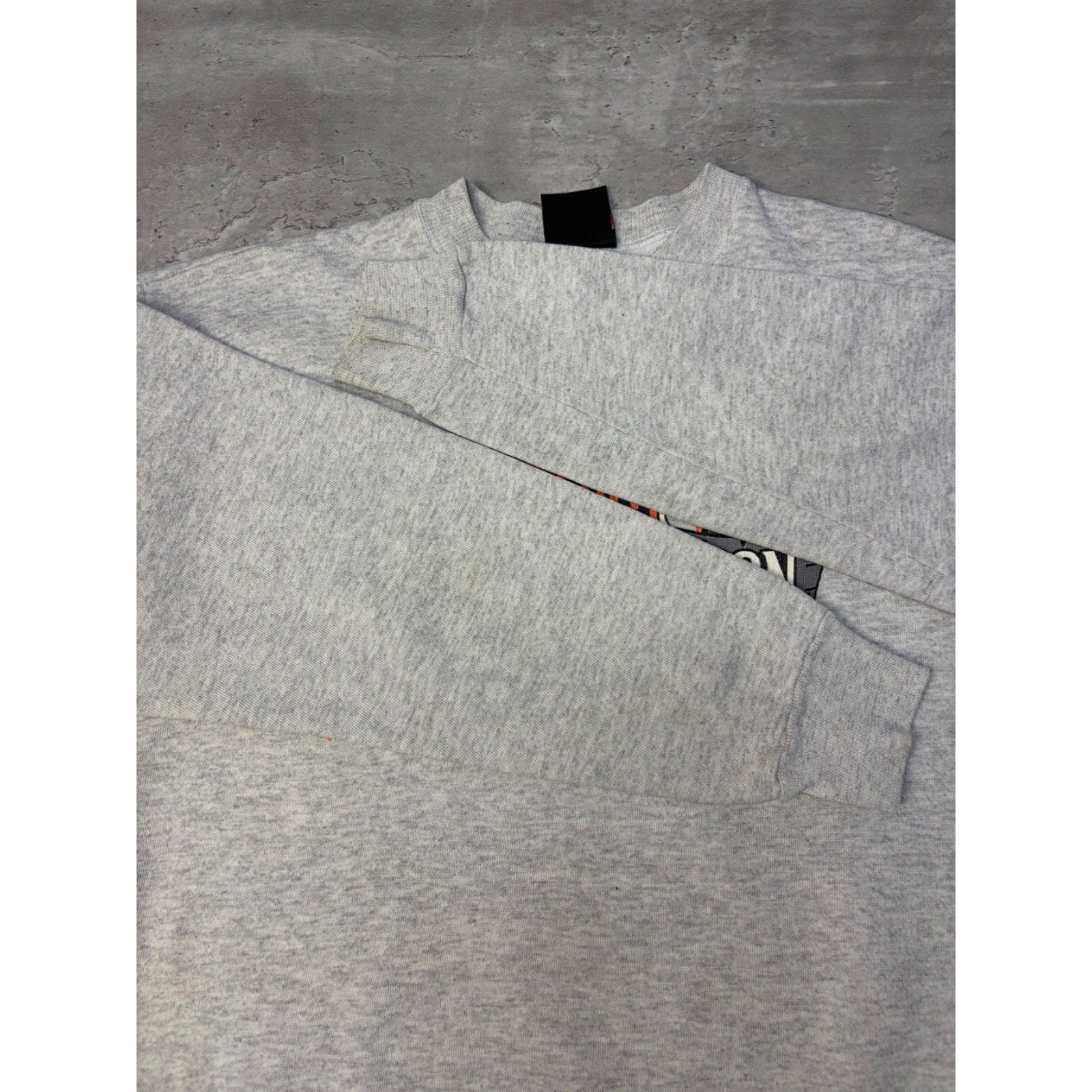 Vintage 1990 Harley Davidson Ribbon Graphic Spellout Sweatshirt Size Large