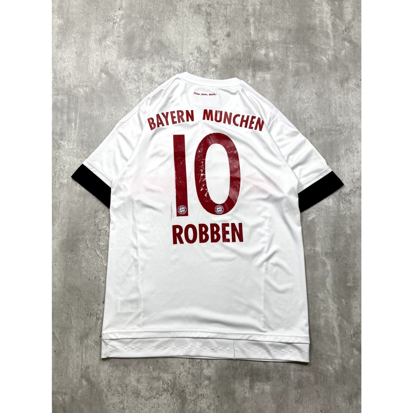 Vintage Arjen Robben #10 FC Bayern Munchen Adidas Soccer Jersey Size Medium