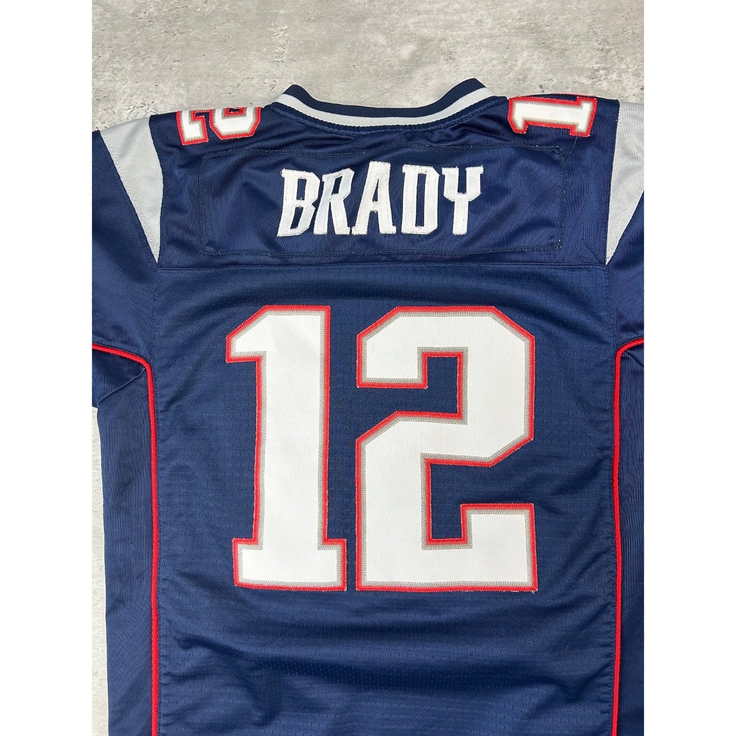Tom Brady #12 New England Patriots NFL Reebok Football Jersey YOUTH Size Large