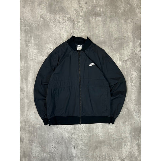 Vintage Nike Embroidered Mini Swoosh Windbreaker Bomber Jacket Size 2XL YOUTH