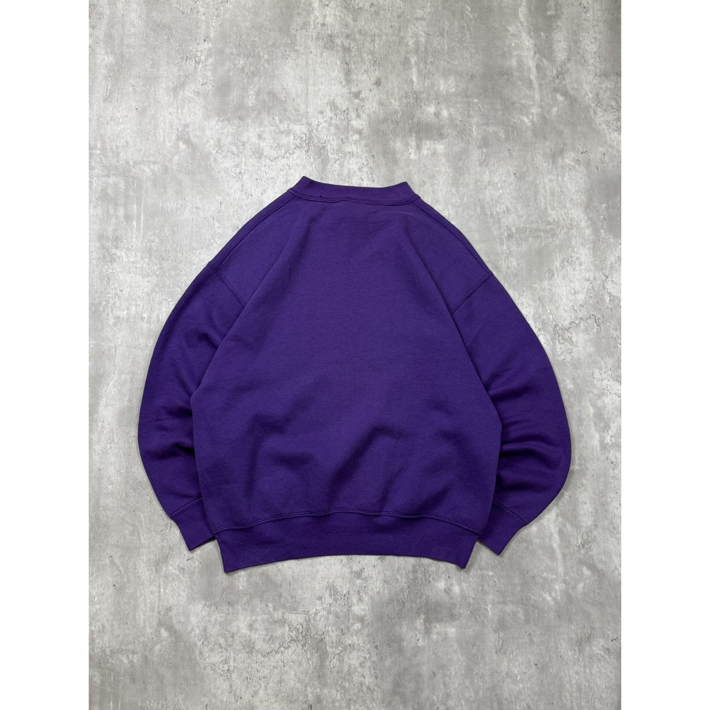 VTG 1995 Minnesota Vikings NFL Helmet Graphic Football Sweatshirt Size Medium