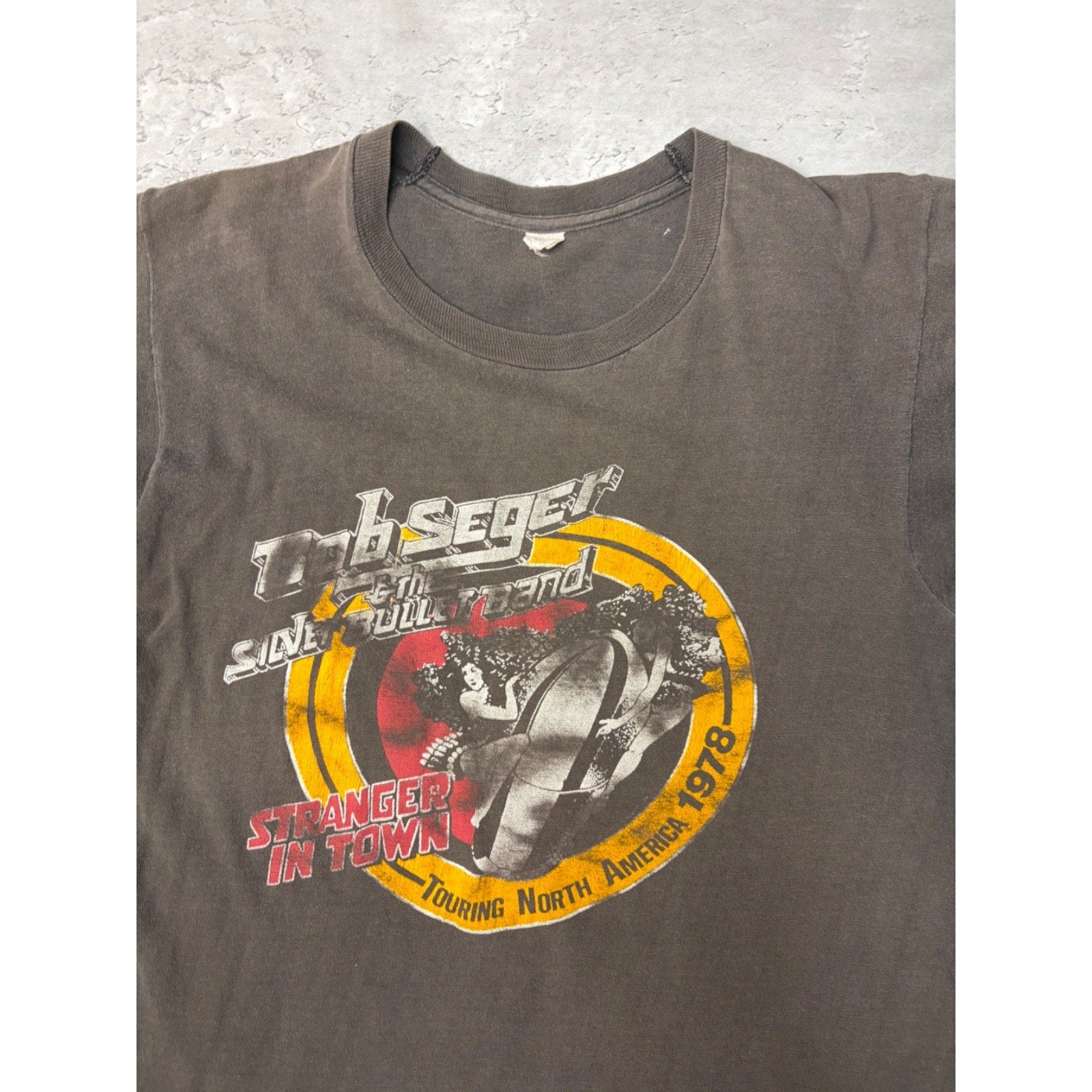 1978 Bob Seger And The Silver Bullet Band Tour Graphic T-Shirt Size Medium