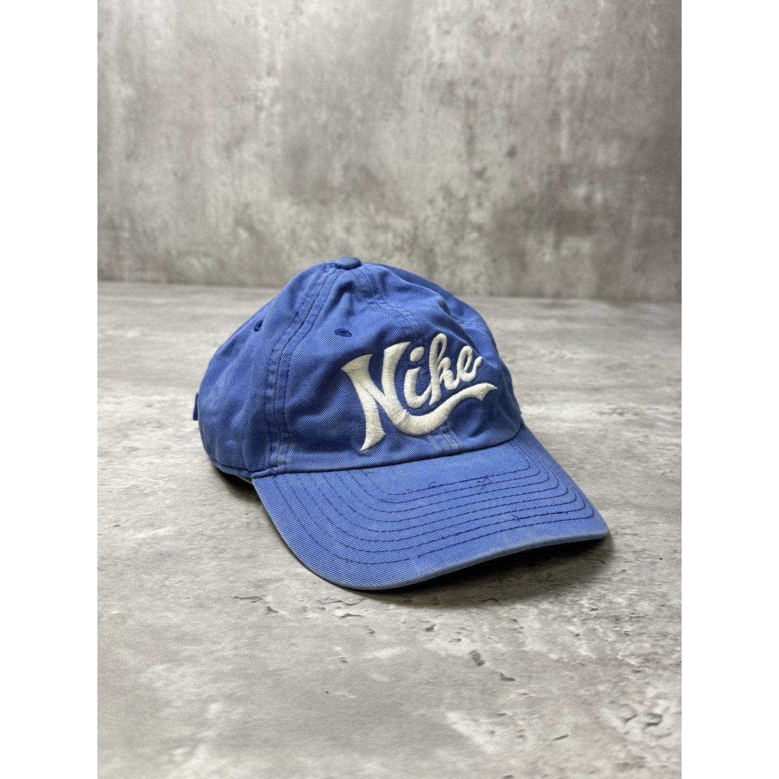 Vintage Nike Embroidered Script Spellout Strapback Hat OSFA