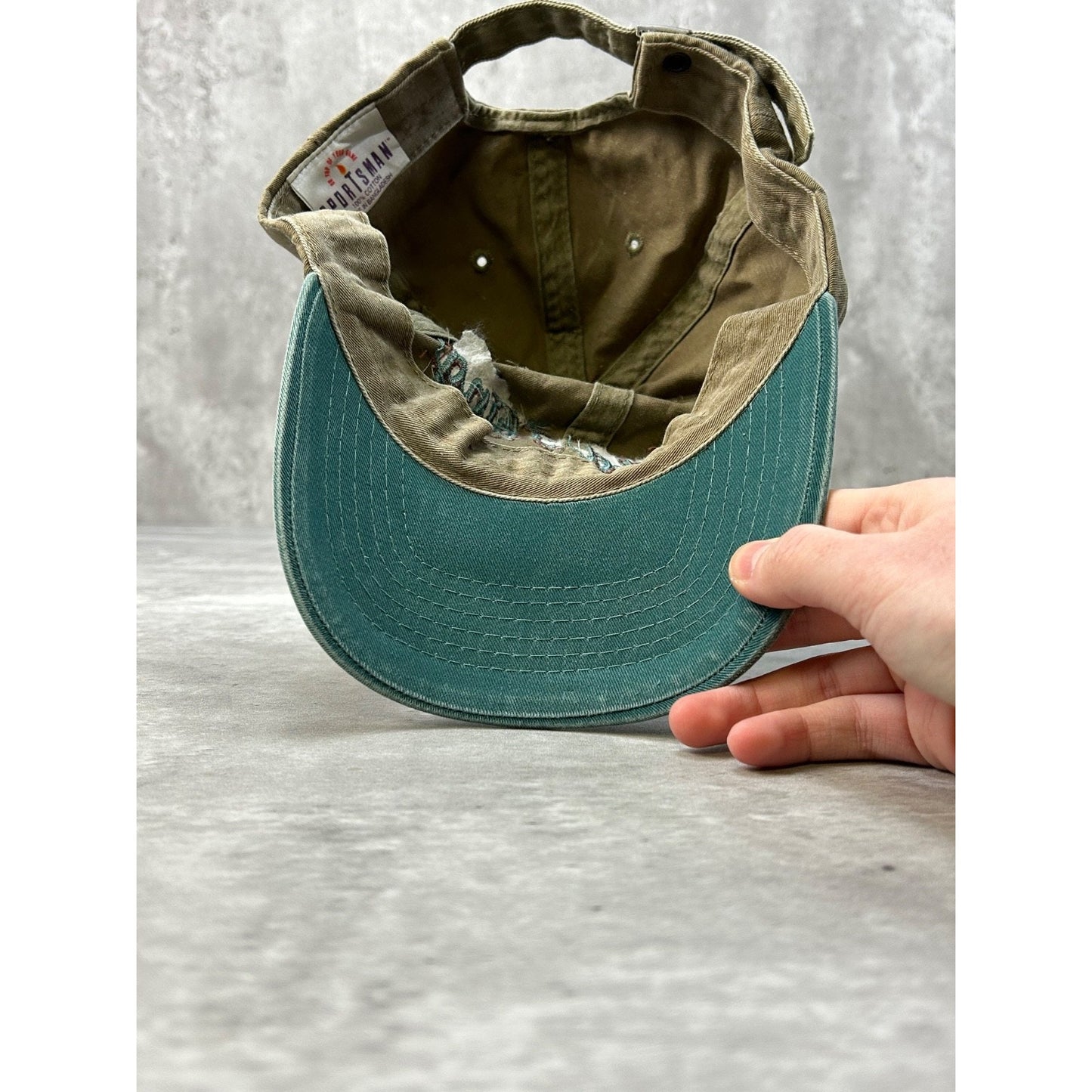 Vintage 90s Wild Thing Embroidered Two Tone Spellout Strapback Hat OSFA