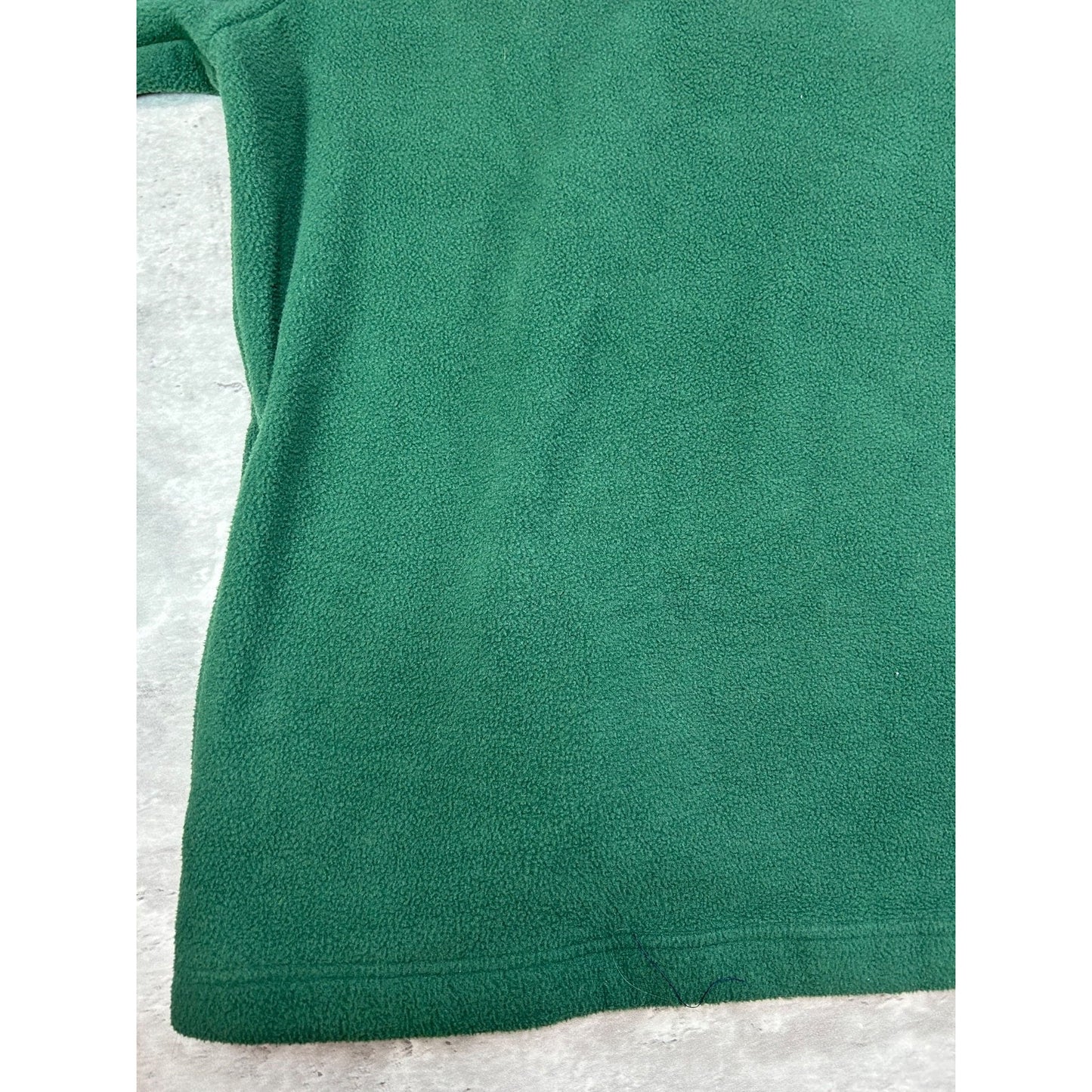 Vintage New York Jets NFL Embroidered 1/4 Zip Fleece Football Sweatshirt Sz 2XL