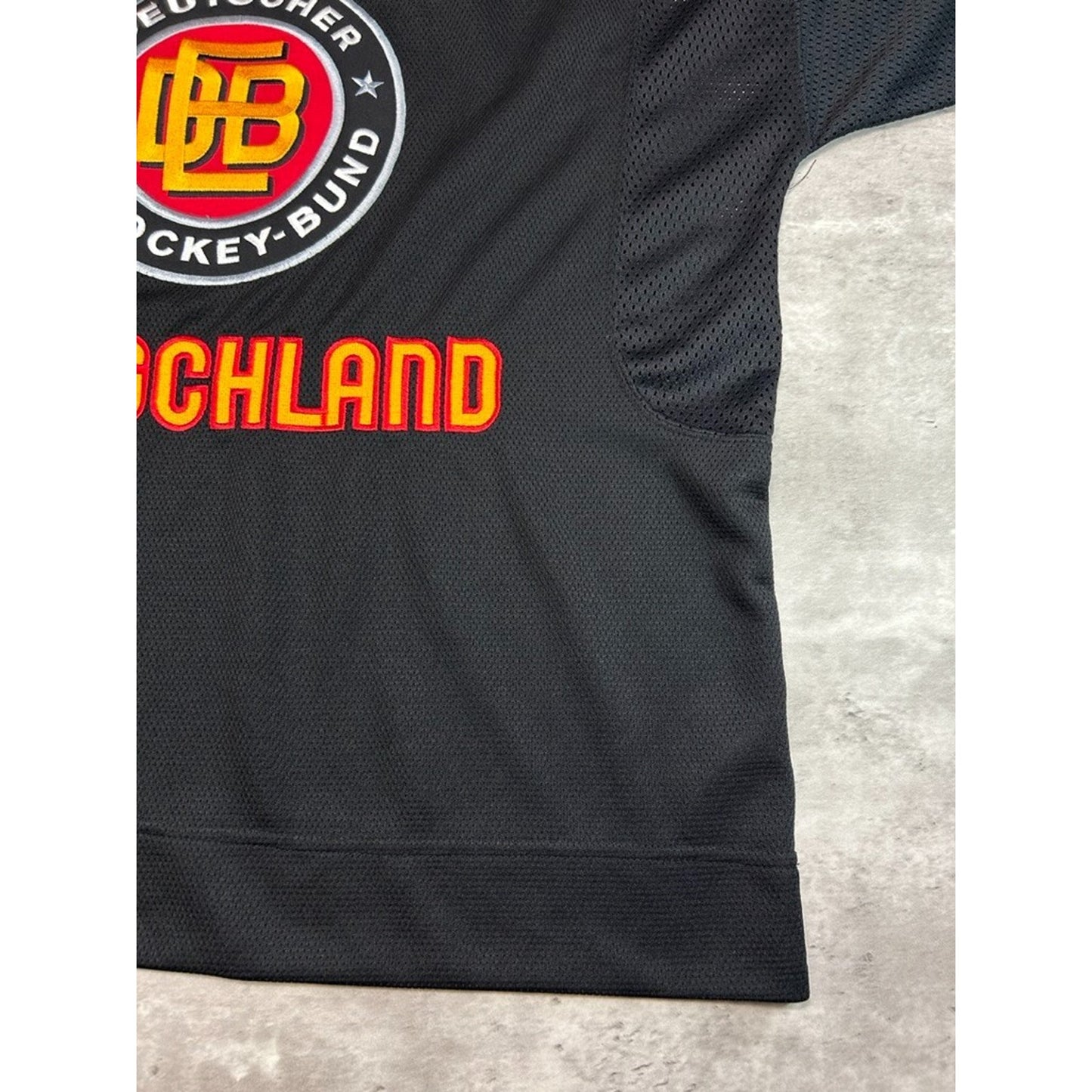 Vintage Germany Deutschland Nike Team Embroidered Hockey Jersey Size Large