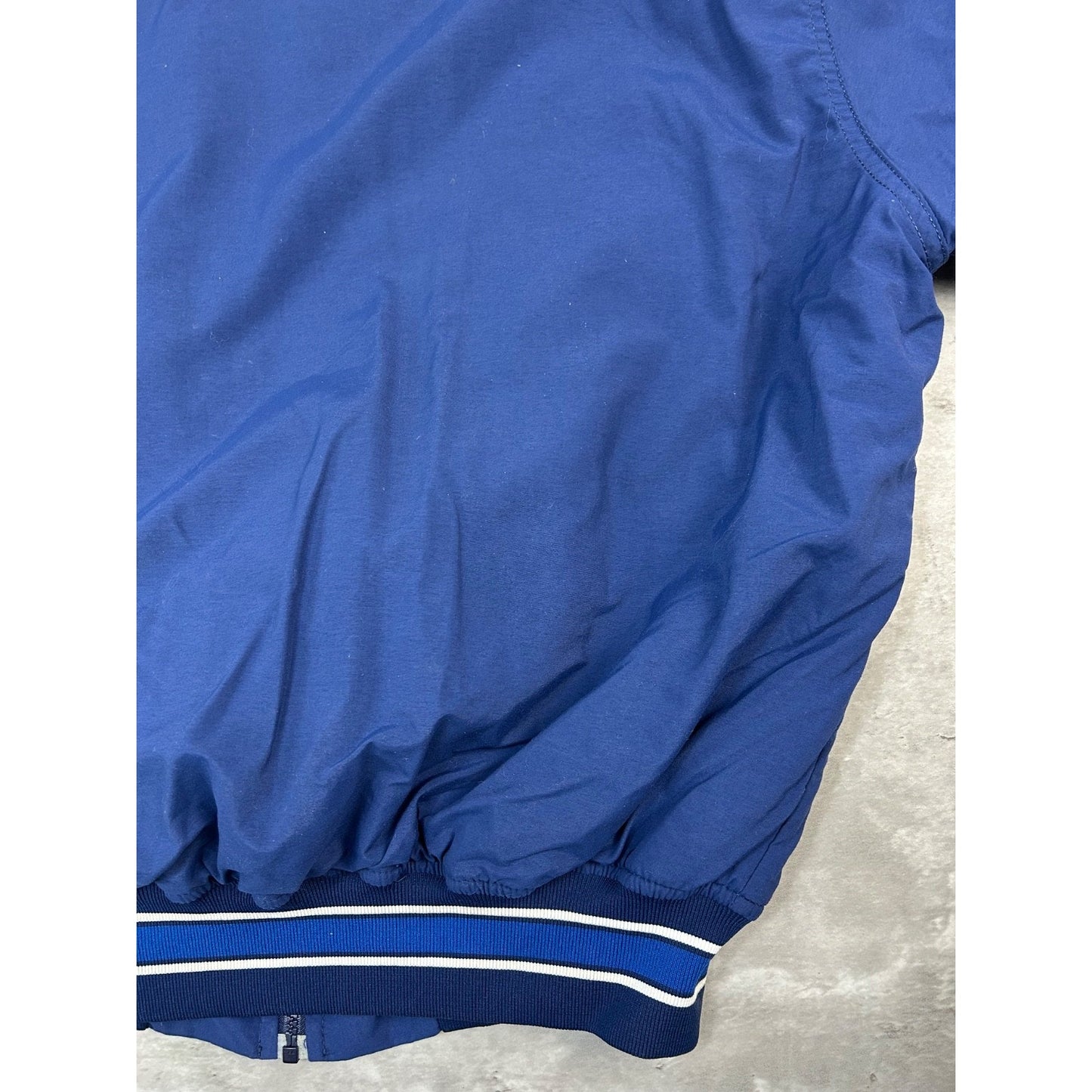 Vintage 90s Columbus Clippers MiLB Stitched Baseball Bomber Jacket Size Large