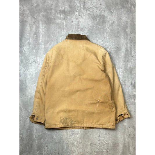 Vintage 1970s Big Ben Blanket Lined Canvas Workwear Chore Jacket Size 44 XL