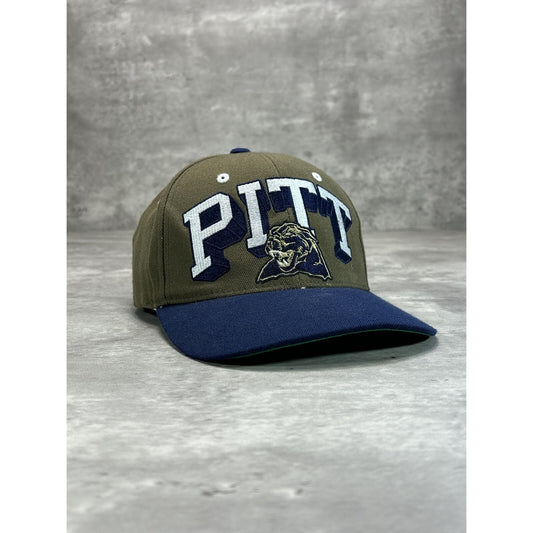 Vintage Pitt Panthers NCAA Collegiate Big Spellout Snapback Hat OSFA
