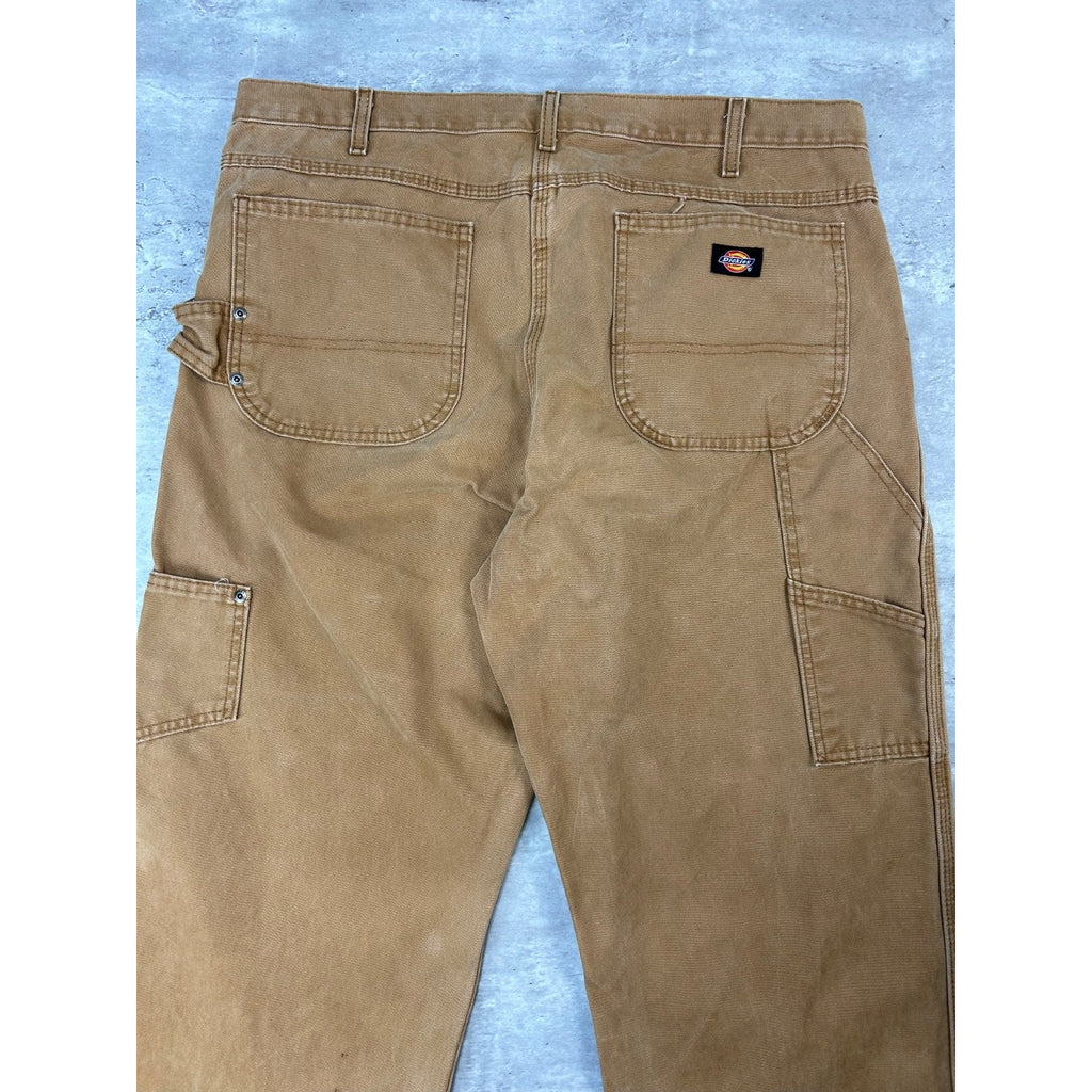 Dickies Canvas Workwear Carpenter Pants Size 39 Beige