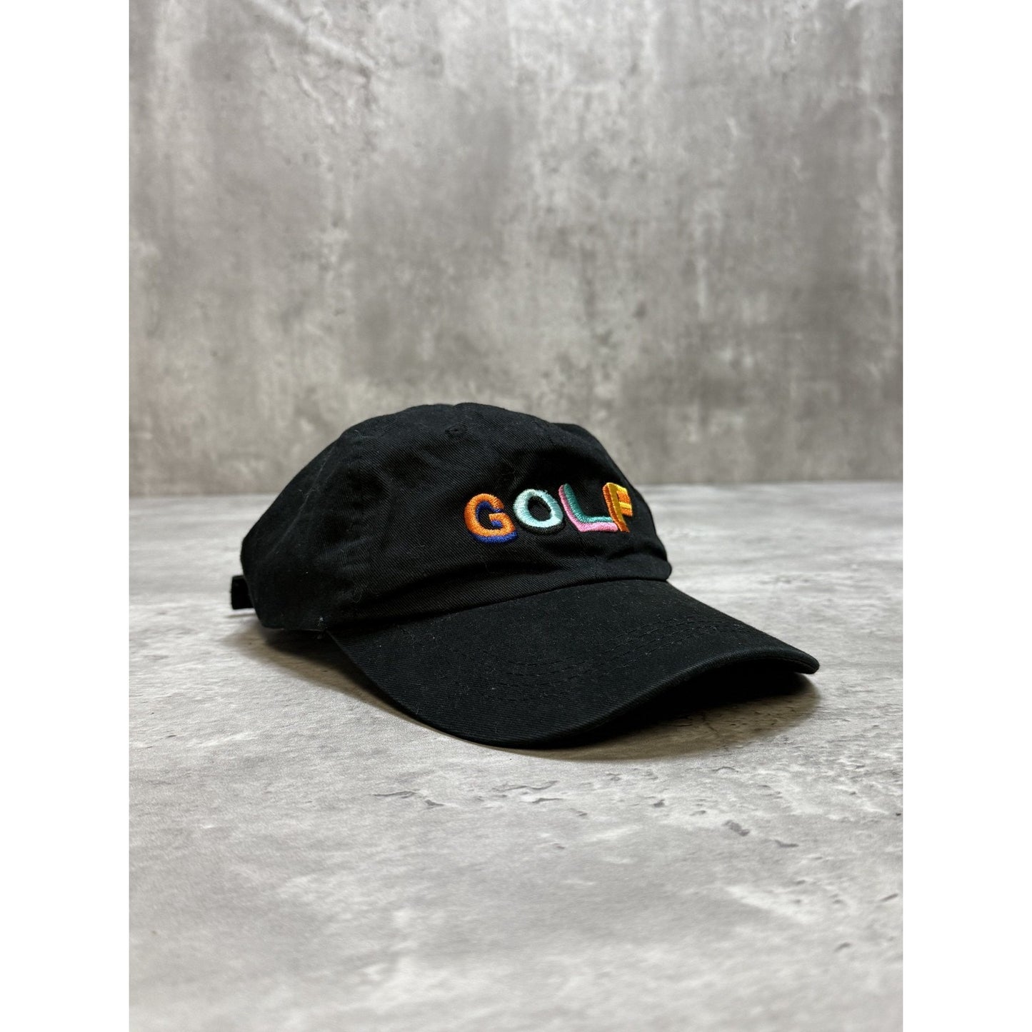 Golf Tyler The Creator Embroidered Spellout Strapback Hat OSFA