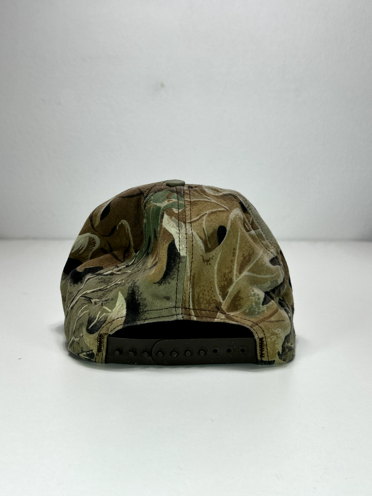 Vintage 90s Spruce Hunter Advantage Tree Camo Hunting Snapback Hat OSFA