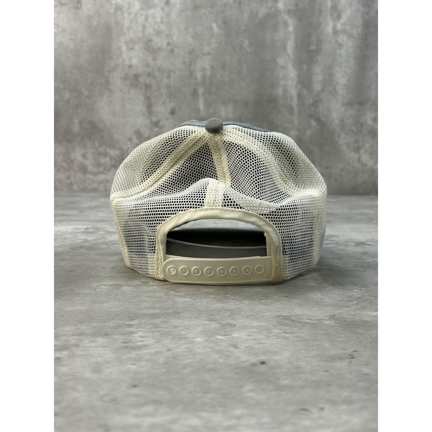 Vintage 80s John Deere Tractors Embroidered Patch Trucker Snapback Hat OSFA