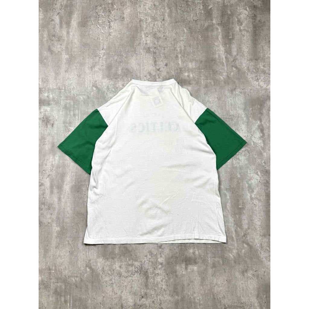 Vintage 1994 Boston Celtics NBA Embroidered Spellout Graphic T-Shirt Size XL