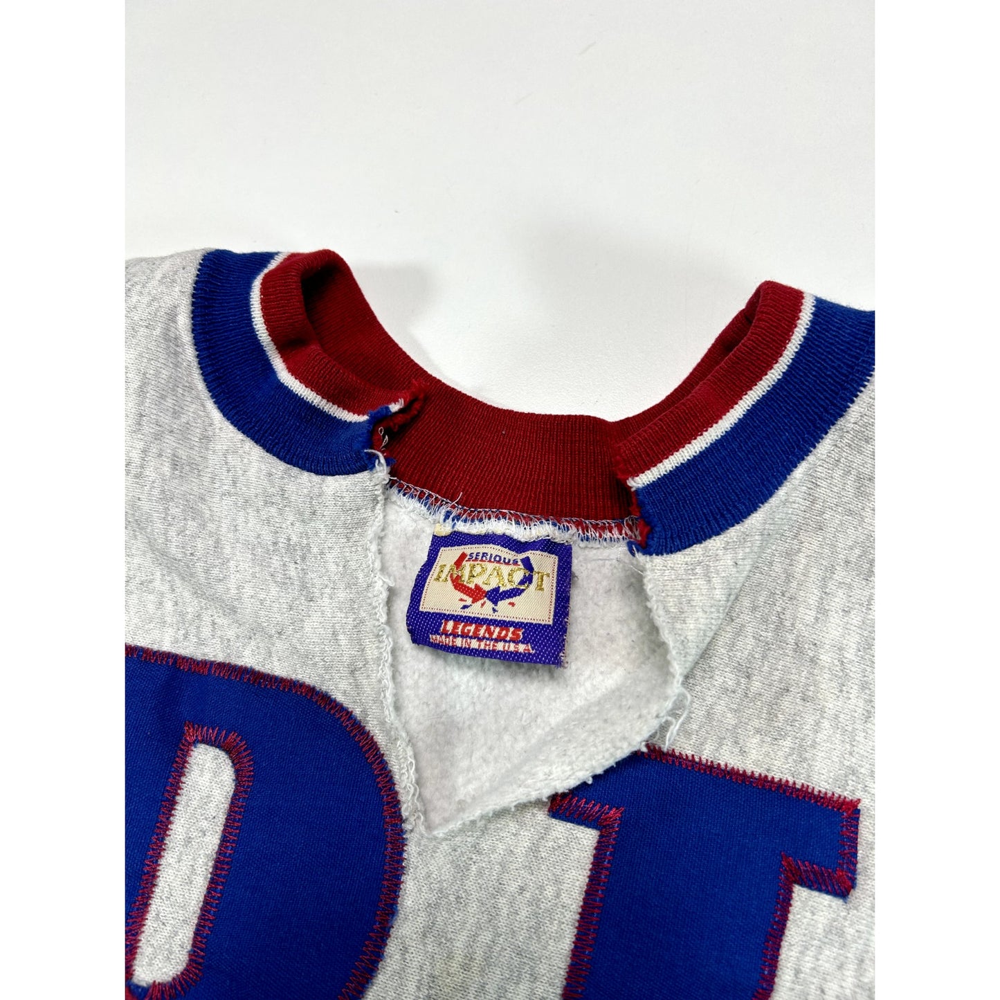 Vintage 90s New England Patriots NFL Big Spell Out Sweatshirt Size XL