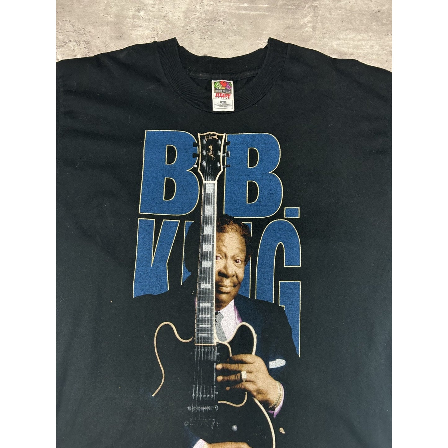 Vintage 1998 B.B. King King Of The Blues Jazz Music Tour Graphic T-Shirt Size XL