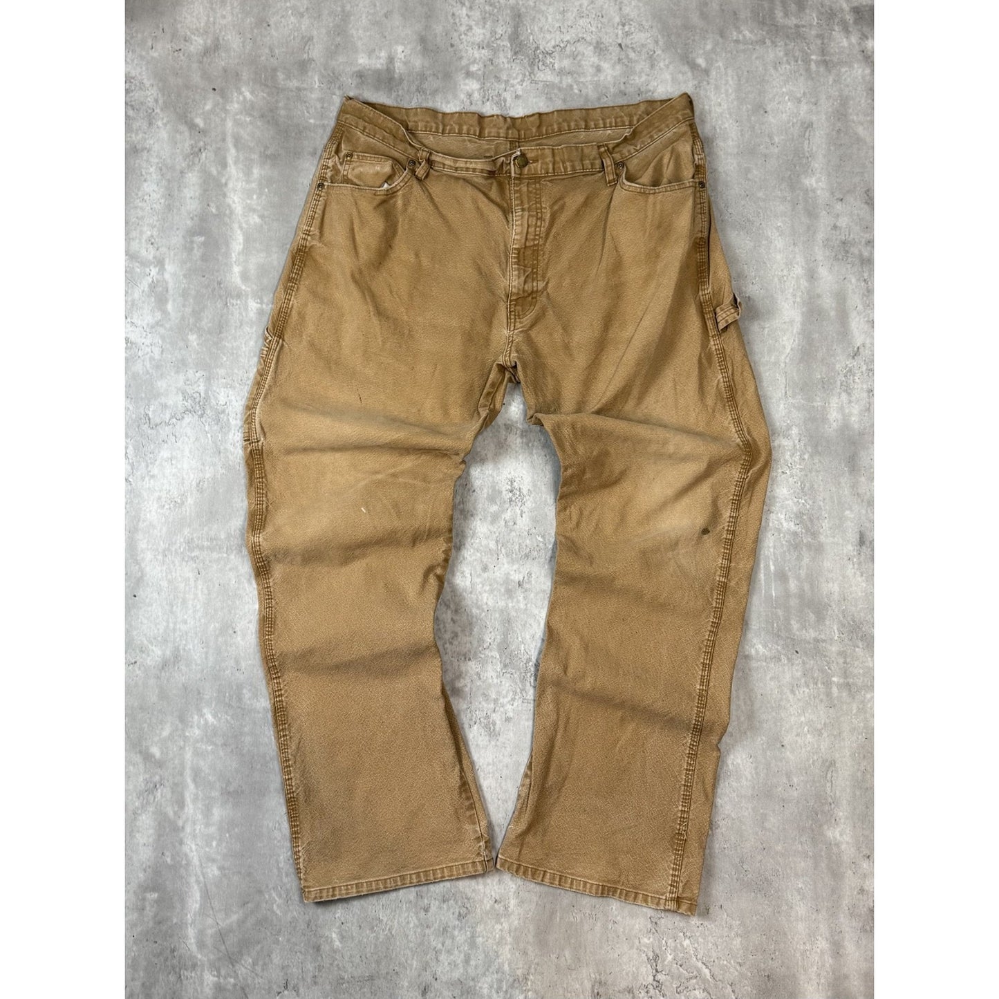 Dickies Canvas Workwear Carpenter Pants Size 40 Beige