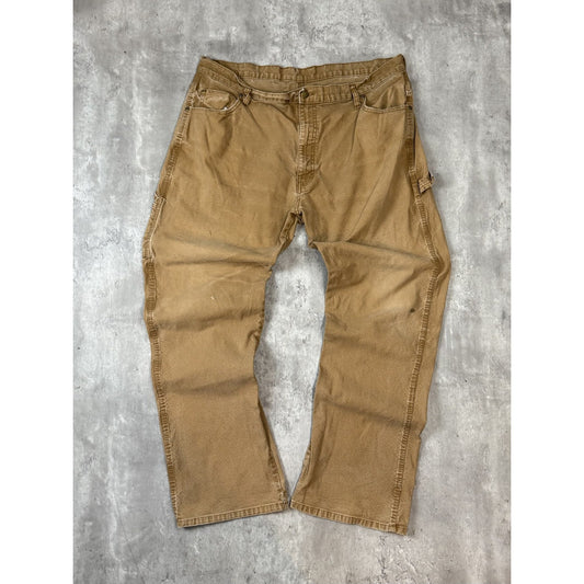 Dickies Canvas Workwear Carpenter Pants Size 40 Beige