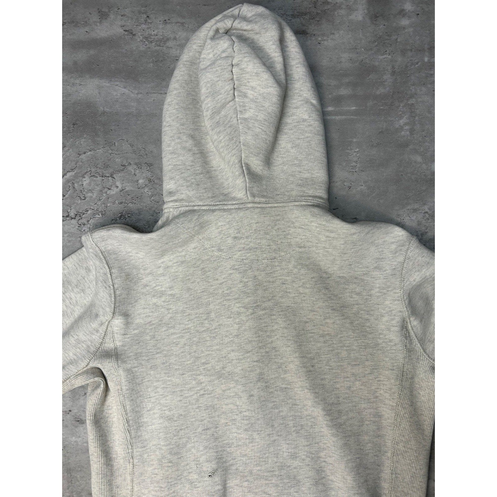 Vintage 2000s Nike Embroidered Logo 1/2 Zip Hooded Sweatshirt Size Medium YOUTH
