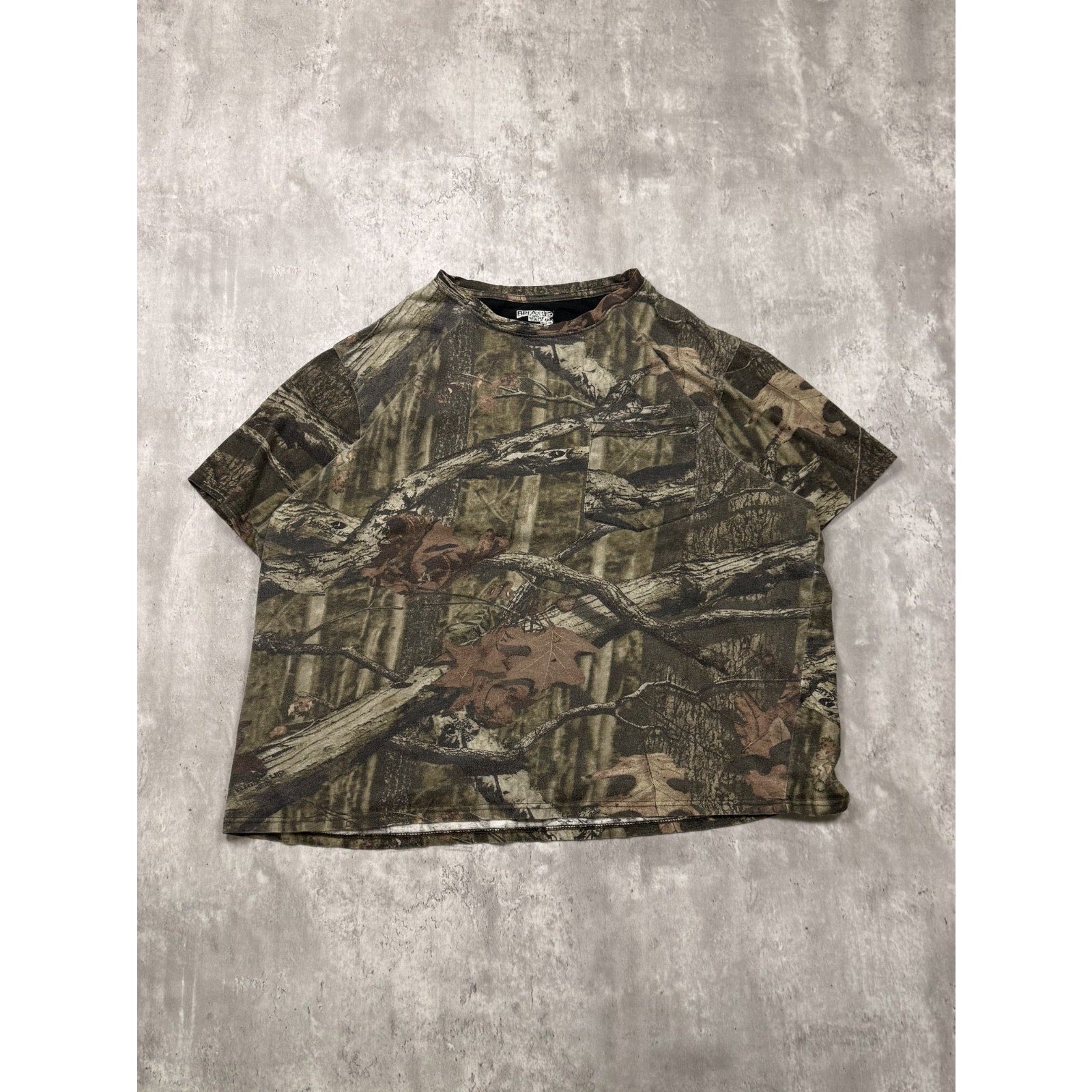 Mossy Oak Beak Up Infinity Tree Camo Hunting Pocket T-Shirt Size 2XL
