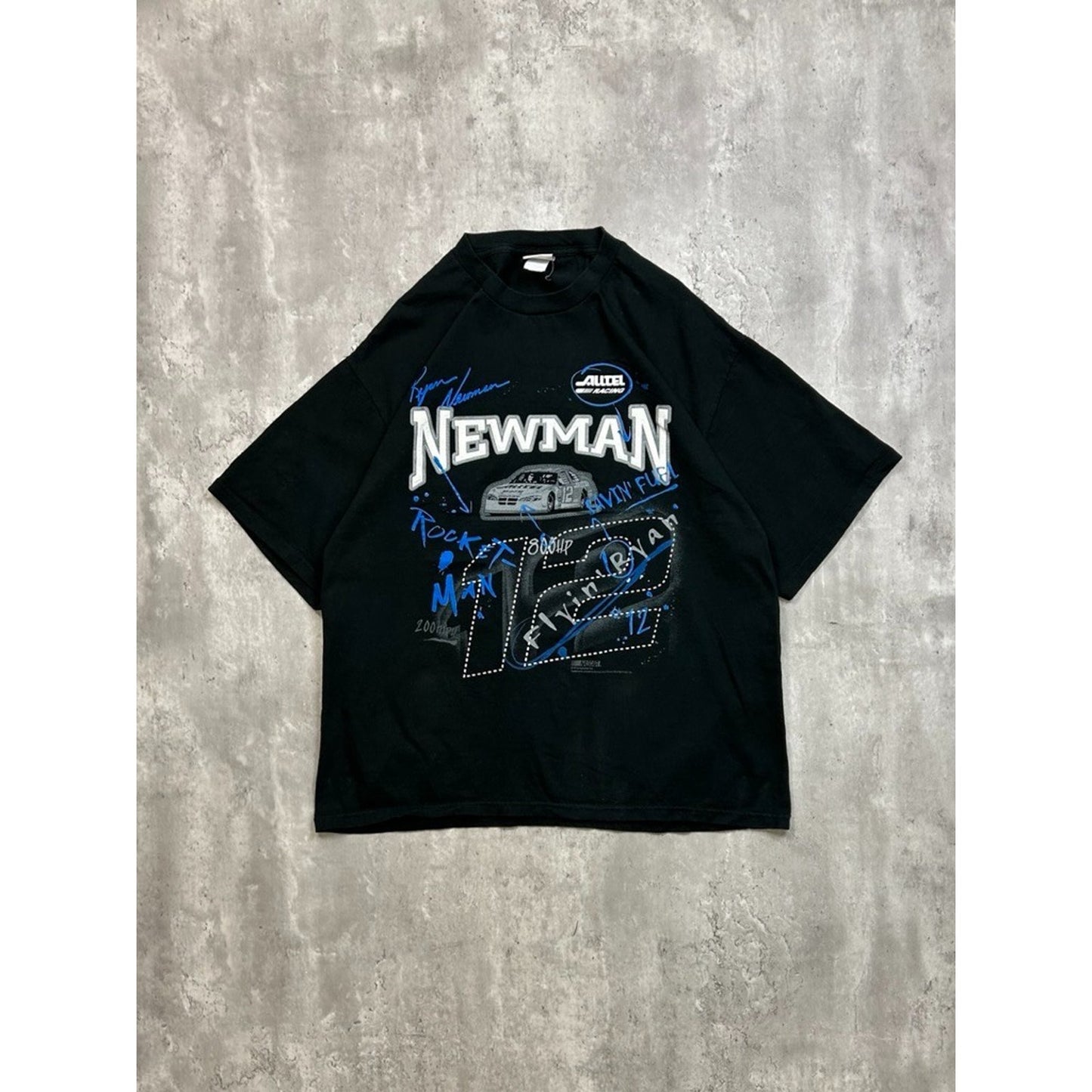 Vintage Ryan Newman #12 Alltel Racing Nascar Graphic T-Shirt Size XL