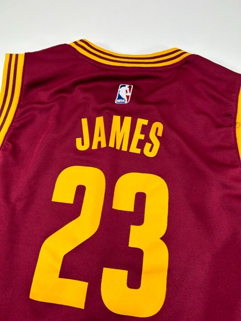 LeBron James Cleveland Cavaliers NBA Adidas Basketball Jersey Size YOUTH Medium